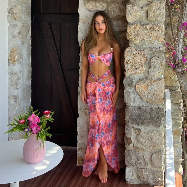 Two-Piece Bikini  Style Sexy Printed Separate Women's Swimsuit - Image 6
