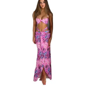 Two-Piece Bikini  Style Sexy Printed Separate Women's Swimsuit