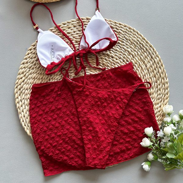 Three-Piece Bikini Style Sexy Women's Swimsuit Set - Image 4